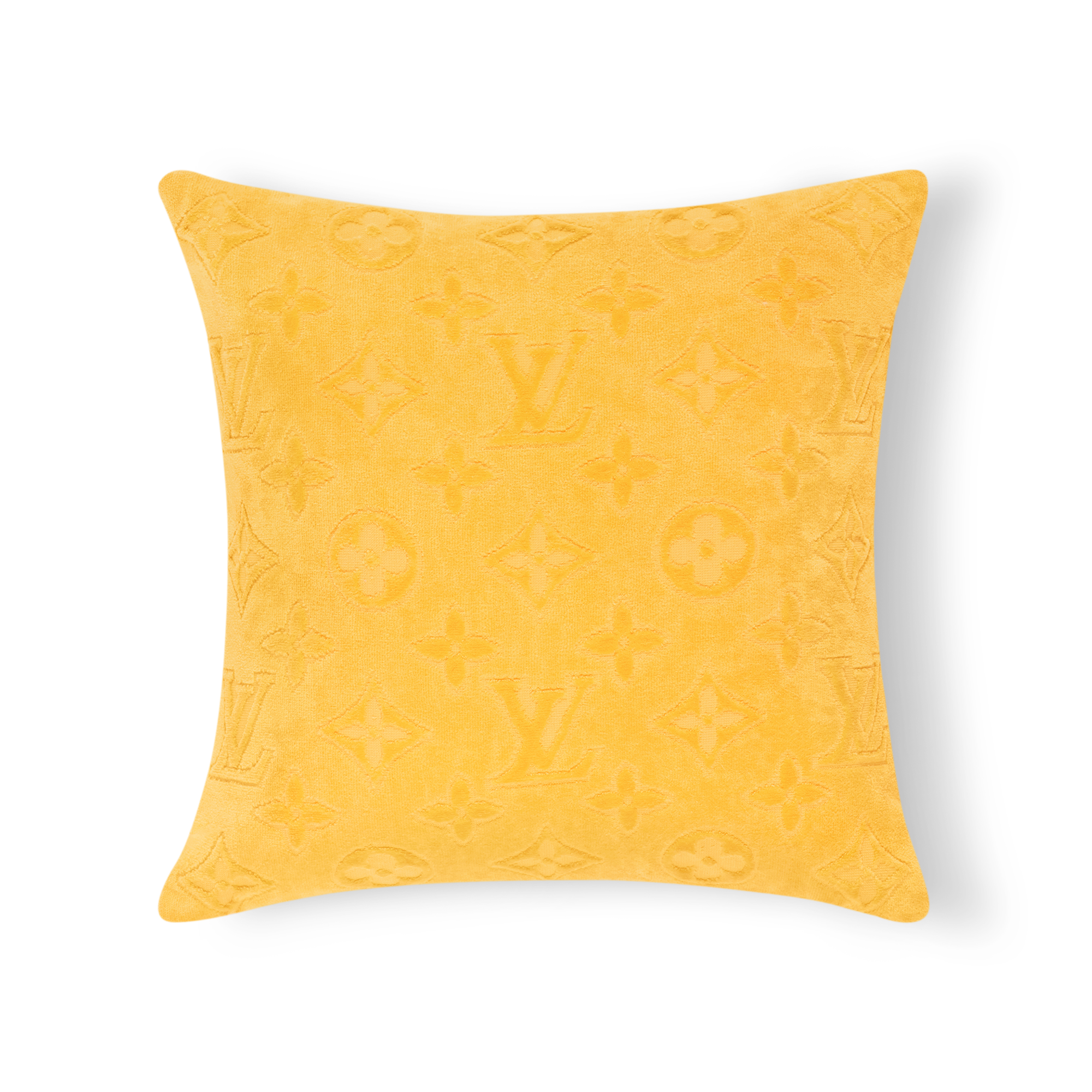 LOUIS VUITTON イエロー クッション LVacation Beach Pillow . - Accessories | LOUIS VUITTON